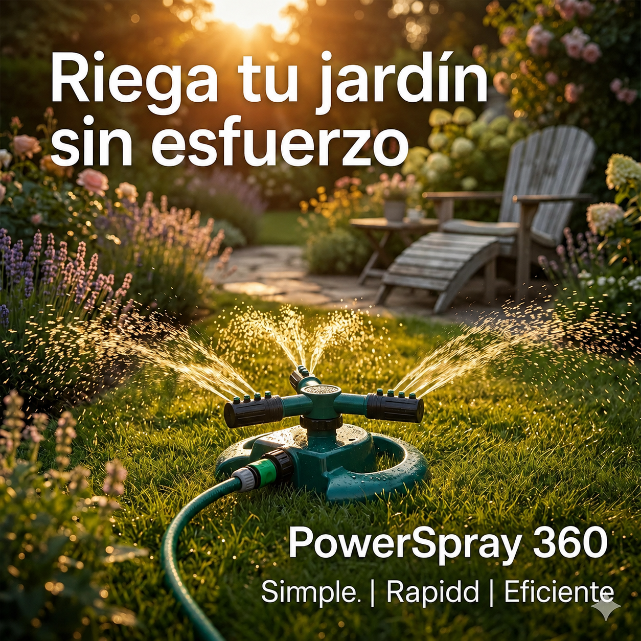 Aspersor de Riego 360°
