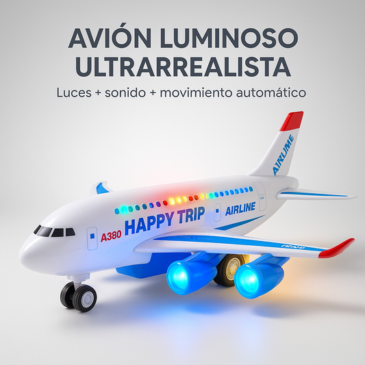 Avión Luminoso Ultrarrealista