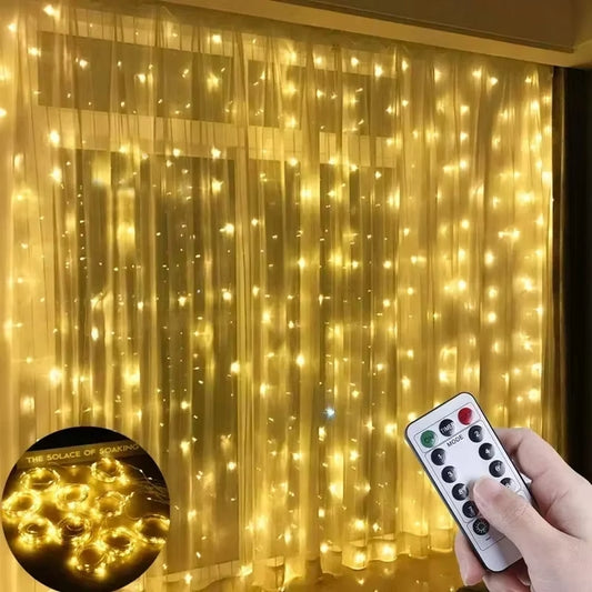 Cortina de Luces Navideñas MerryHome
