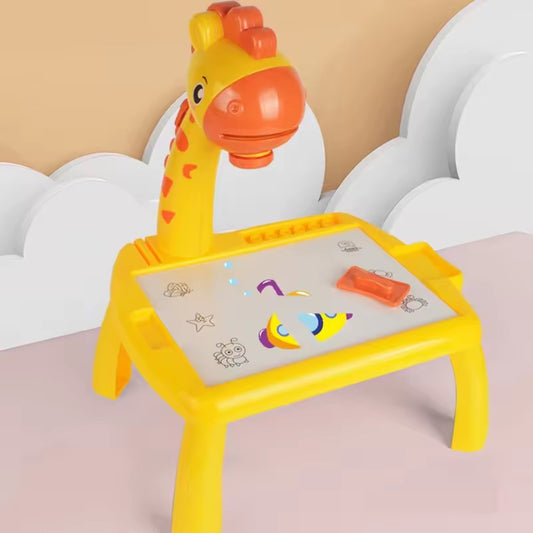 Mesa Jirafita con Proyector para Dibujar