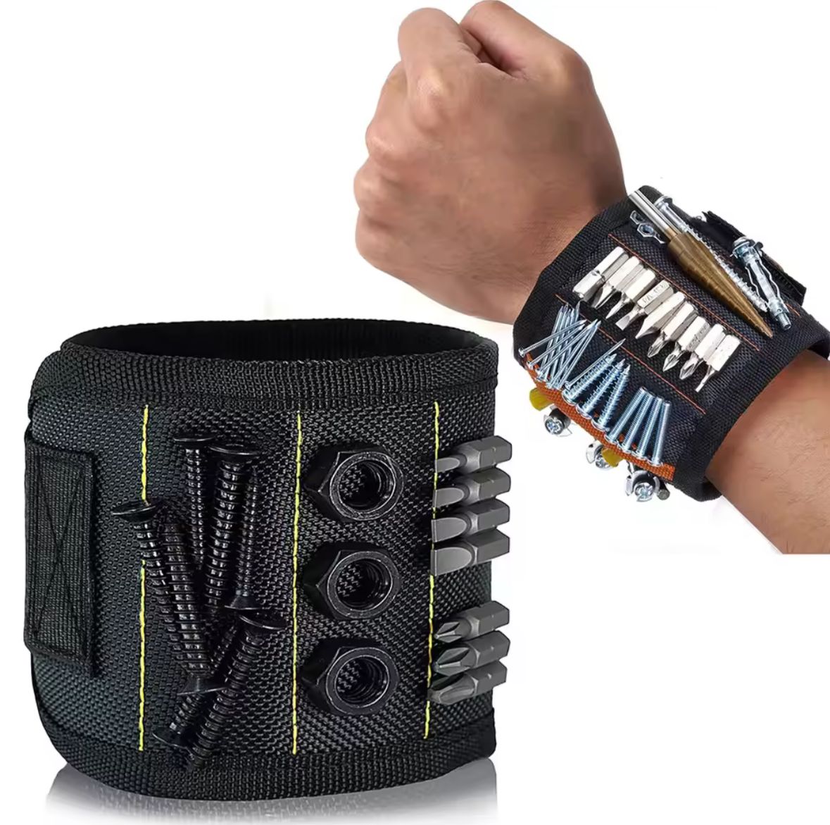 Pulsera Magnética de Tornillos y Herramientas