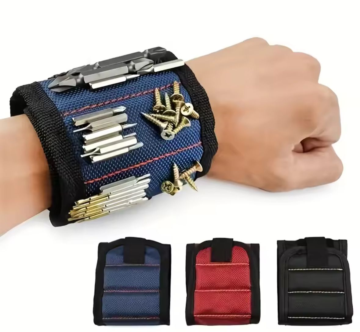 Pulsera Magnética de Tornillos y Herramientas