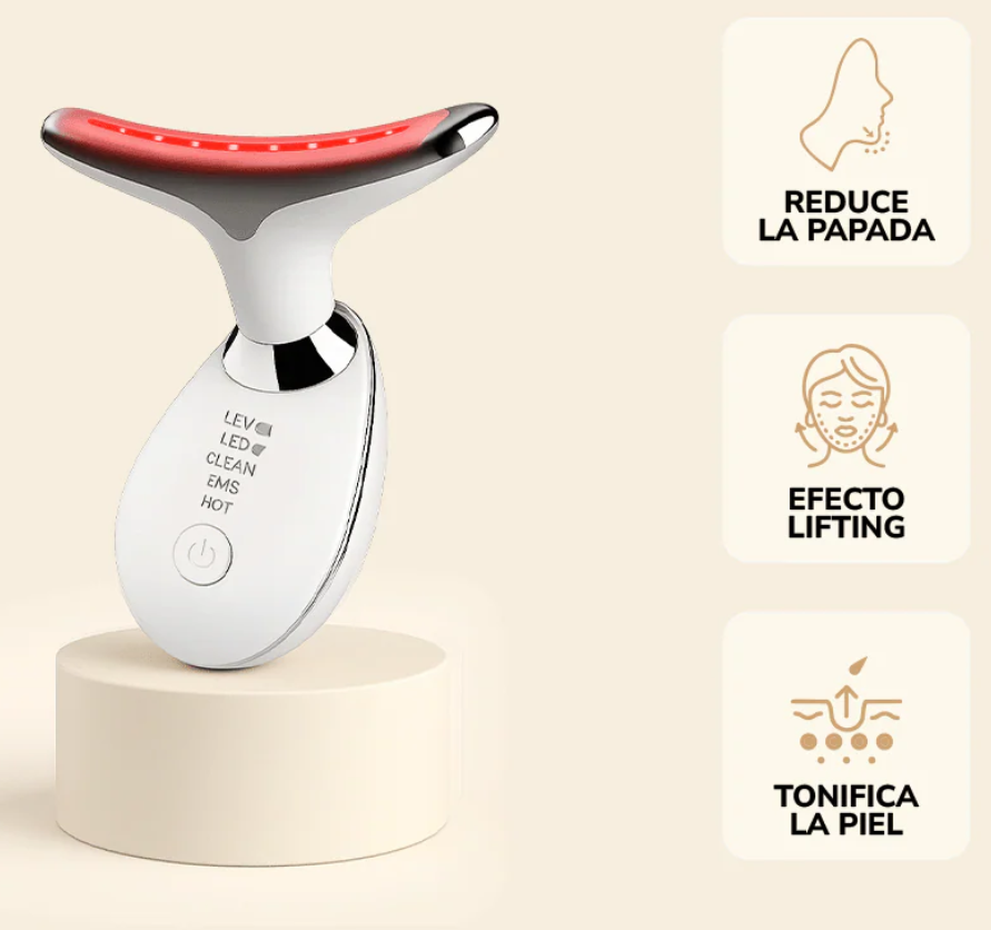 Estirador Facial de Microcorriente