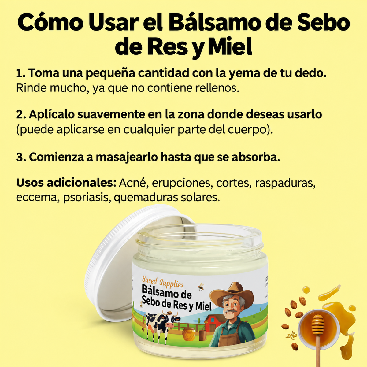 Dermea Con Sebo Purificado + Miel